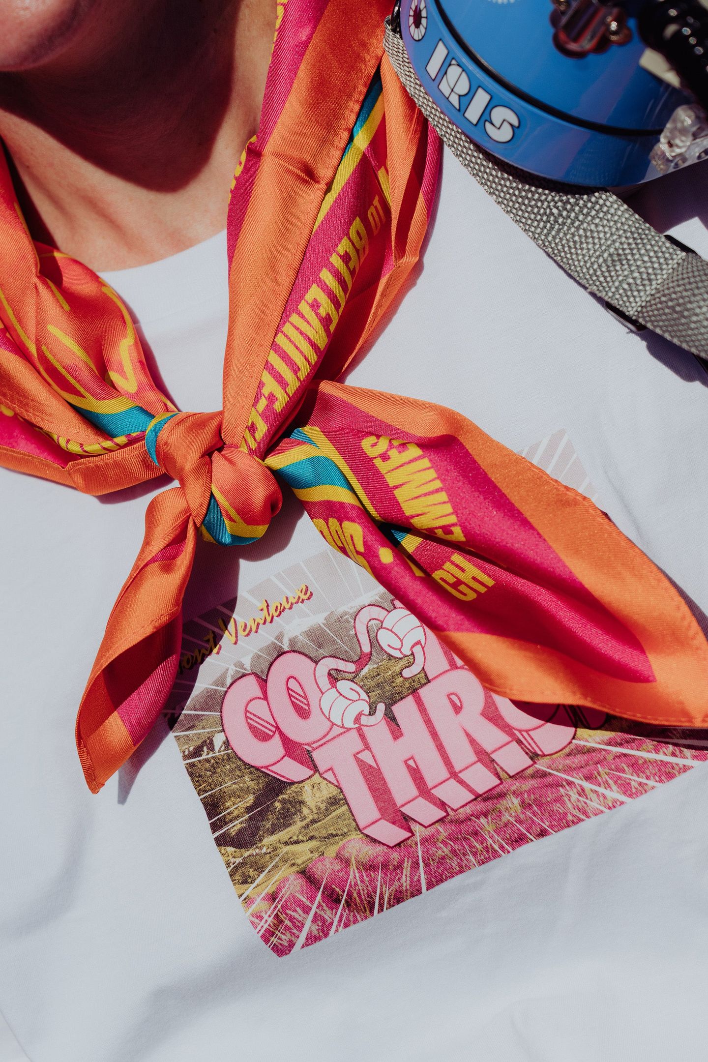 Cheering t-shirt - Coming Thru! Mont Ventoux